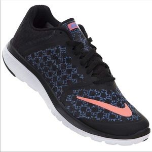 Nike Running FS Lite Run 3 Tennis Shoes Sneakers Printed